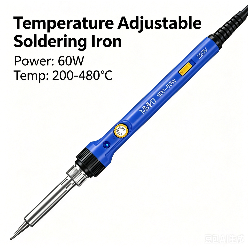 100 pieces 60W Blue Temperature Adjustable Soldering Iron